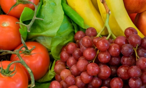 Variety Of Fruits And Vegetables